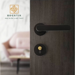 Khoá cửa tay gạt tay nắm cửa gỗ MIKI hợp kim nhôm phong cách hiện đại và chất lượng cao