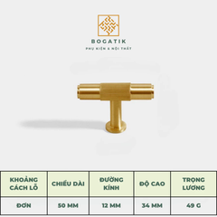 Tay nắm cửa tủ ngăn kéo, tay nắm tủ bếp chất liệu đồng thau cao cấp nhiều mẫu mã kích thước DT02
