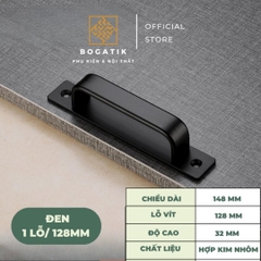 Tay nắm cửa ngăn kéo tay nắm cửa kéo chất liệu hợp kim nhôm sơn tĩnh điện bắt vít chất lượng cao