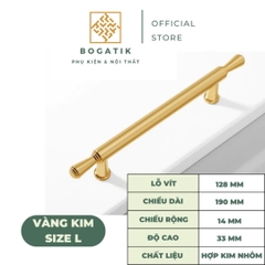 Tay nắm cửa tủ ngăn kéo tay nắm tủ chất liệu hợp kim phong cách Bắc Âu hiện đại