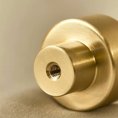 Núm tủ bếp, tay nắm tủ quần áo đồng thau hình cúc áo BUTTON