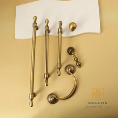 Tay nắm cửa tủ phong cách ANTIQUE hiện đai chất liệu hợp kim KẼM chất lượng cao Vintage