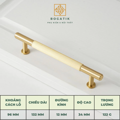 Tay nắm cửa tủ ngăn kéo, tay nắm tủ bếp chất liệu đồng thau cao cấp nhiều mẫu mã kích thước DT02