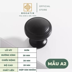 Núm tủ tay nắm cửa tủ ngăn kéo Bogatik núm tủ bếp chất liệu HỢP KIM NHIỀU MÀU hiện đại