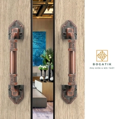 Tay nắm cửa tủ ngăn kéo tay nắm cửa phong cách cổ điển chất liệu hợp kim màu đồng sang trọng