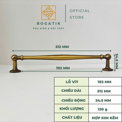 Tay nắm cửa tủ phong cách ANTIQUE hiện đai chất liệu hợp kim KẼM chất lượng cao Vintage