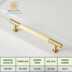 Tay nắm cửa tủ ngăn kéo, tay nắm tủ bếp chất liệu đồng thau cao cấp nhiều mẫu mã kích thước DT02