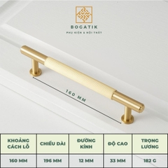 Tay nắm cửa tủ ĐỒNG THAU DT803 DT806, tay nắm tủ bếp, tủ quần áo hàng cao cấp BOGATIK
