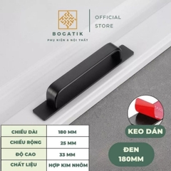 Tay nắm cửa tủ ngăn kéo tay nắm tủ bếp dùng keo dính không bắt vít đục lỗ tiện lợi hợp kim nhôm chất lượng tốt