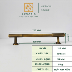 Tay nắm cửa tủ phong cách ANTIQUE hiện đai chất liệu hợp kim KẼM chất lượng cao Vintage
