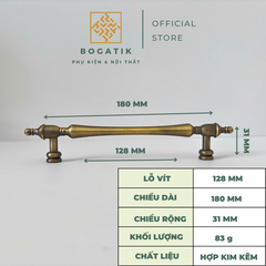 Tay nắm cửa tủ phong cách ANTIQUE hiện đai chất liệu hợp kim KẼM chất lượng cao Vintage