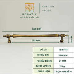 Tay nắm cửa tủ phong cách ANTIQUE hiện đai chất liệu hợp kim KẼM chất lượng cao Vintage