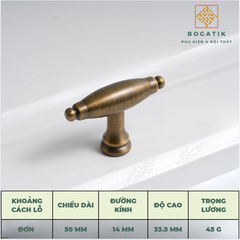 Tay cầm bằng đồng đồng nguyên chiếc, tay cầm tủ quần áo, tay nắm cửa, tay nắm tủ retro kiểu Mỹ, tủ quần áo kiểu Pháp cổ
