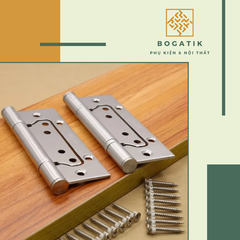 Bản lề âm dương bản lề lá cho cánh cửa sắt cửa nhôm INOX chất lượng cao & tặng kèm ốc vít
