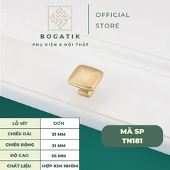 Tay nắm cửa tủ ngăn kéo, tay nắm tủ bếp hợp kim kẽm màu vàng kim nặng tay, cao cấp và hiện đại