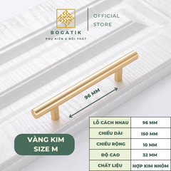 Tay nắm cửa tủ ngăn kéo tay nắm tủ bếp hợp kim nhôm đen, vàng hiện đại