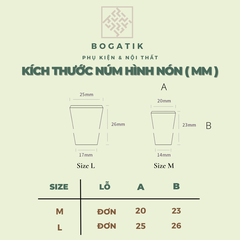 Tay nắm cửa tủ ngăn kéo, núm tay nắm tủ bếp hợp kim nhôm màu đen, vàng kim hình nón