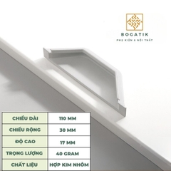 Tay nắm âm cửa tủ tay nắm âm tủ ĐA GIÁC hợp kim & chất lượng cao AT06, chống oxy hoá, siêu bền