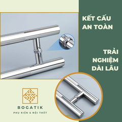 Tay nắm cửa tay nắm cửa KÍNH CƯỜNG LỰC INOX 201 giá rẻ