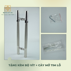Tay nắm cửa tay nắm cửa KÍNH CƯỜNG LỰC INOX 201 giá rẻ