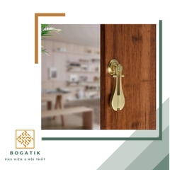 Tay nắm cửa tủ ngăn kéo tay nắm tủ bếp BOGATIK hợp kim KẼM giá rẻ màu vàng kim tinh tế & hiện đại