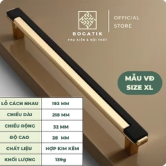 Tay nắm cửa tủ ngăn kéo tay nắm tủ bếp hợp kim kẽm cao cấp phong cách châu Âu tinh tế và sang trọng