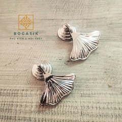 Tay nắm cửa tủ ngăn kéo tay nắm tủ bếp màu BẠC bóng chất liệu hợp kim KẼM sang trọng & cao cấp