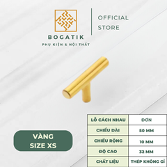Tay nắm cửa tủ ngăn kéo tay nắm tủ bếp chất liệu thép không gỉ INOX ba màu: đen, bạc, vàng hiện đại