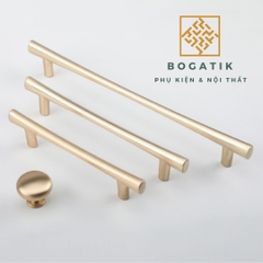 Tay nắm cửa tủ ngăn kéo, tay nắm tủ bếp quần áo hợp kim nhôm màu vàng cát sang trọng và hiện đại