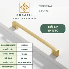 Tay nắm cửa tủ ngăn kéo, tay nắm tủ bếp quần áo hợp kim nhôm màu vàng cát sang trọng và hiện đại