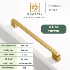 Tay nắm cửa tủ ngăn kéo, tay nắm tủ bếp quần áo hợp kim nhôm màu vàng cát sang trọng và hiện đại