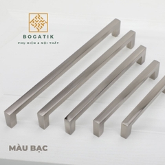 Tay nắm cửa tủ ngăn kéo tay nắm tủ bếp chữ U chất liệu hợp kim nhôm màu BẠC tinh tế và hiện đại