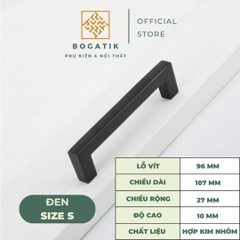 Tay nắm cửa tủ ngăn kéo tay nắm tủ bếp chữ U chất liệu hợp kim nhôm màu BẠC tinh tế và hiện đại