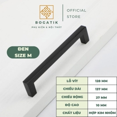 Tay nắm cửa tủ ngăn kéo tay nắm tủ bếp chữ U chất liệu hợp kim nhôm màu BẠC tinh tế và hiện đại