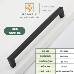 Tay nắm cửa tủ ngăn kéo tay nắm tủ bếp chữ U chất liệu hợp kim nhôm màu BẠC tinh tế và hiện đại