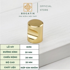 Núm tay nắm cửa tủ ngăn kéo núm tay nắm tủ bếp chất liệu hợp kim nhôm tinh tế và hiện đại