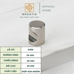 Núm tay nắm cửa tủ ngăn kéo núm tay nắm tủ bếp chất liệu hợp kim nhôm tinh tế và hiện đại