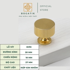 Núm tay nắm cửa tủ ngăn kéo núm tay nắm tủ bếp chất liệu hợp kim nhôm tinh tế và hiện đại