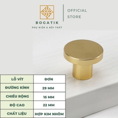 Núm tay nắm cửa tủ ngăn kéo núm tay nắm tủ bếp chất liệu hợp kim nhôm tinh tế và hiện đại