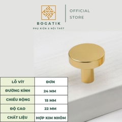 Núm tay nắm cửa tủ ngăn kéo núm tay nắm tủ bếp chất liệu hợp kim nhôm tinh tế và hiện đại