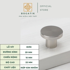Núm tay nắm cửa tủ ngăn kéo núm tay nắm tủ bếp chất liệu hợp kim nhôm tinh tế và hiện đại