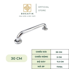 Tay vịn nhà tắm tay vịn nhà vệ sinh màu bạc chất liệu INOX thép không gỉ chất lượng cao và an toàn