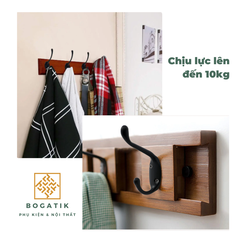Móc treo tủ quần áo móc treo tường đồ dùng cá nhân đa năng kèm theo ốc vít chất liệu hợp kim nhôm hiện đại