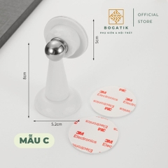 Chặn cửa thông minh hút nam châm INOX 3 màu chống va đập giữ cửa không cần khoan vít tặng kèm miếng dán 3M