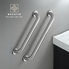 Tay vịn nhà tắm tay vịn nhà vệ sinh màu bạc chất liệu INOX thép không gỉ chất lượng cao và an toàn