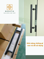 Tay nắm cửa tay nắm cửa kính cường lực chất liệu INOX mạ VÀNG, ĐEN, inox dày, loại tốt