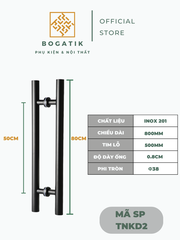 Tay nắm cửa tay nắm cửa kính cường lực chất liệu INOX mạ VÀNG, ĐEN, inox dày, loại tốt