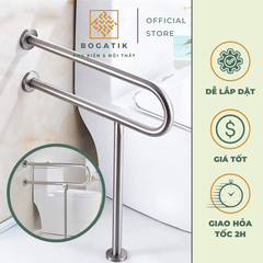THANH TAY VỊN NHÀ TẮM AN TOÀN CHO NGƯỜI GIÀ, TAY VỊN ĐỨNG INOX 201+ 304 DÀY 1 LY, BH 24 THÁNG