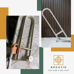 THANH TAY VỊN NHÀ TẮM AN TOÀN CHO NGƯỜI GIÀ, TAY VỊN CHỮ U INOX SUS 304 DÀY 1 LY, BH 24 THÁNG
