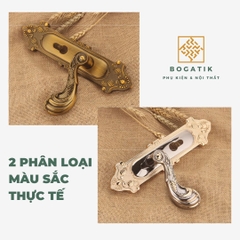 Tay nắm cửa tủ ngăn kéo tay nắm tủ bếp chữ U chất liệu hợp kim nhôm màu BẠC tinh tế và hiện đại